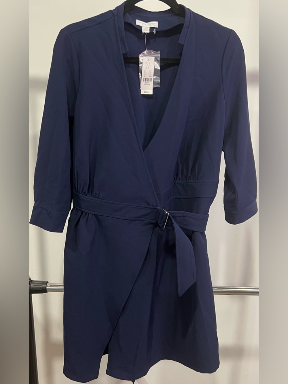 NWT New York & Company Stretch Wrap Dress Size M